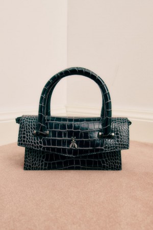 Patrizia Pepe Fly Bamby Croco Negros | BDTC-19546