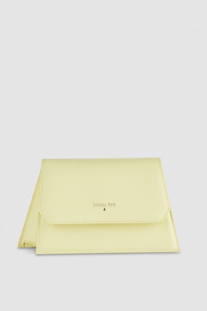 Patrizia Pepe Medium Astral Bag Amarillos | DMQA-93527