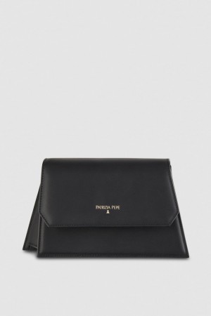 Patrizia Pepe Medium Astral Bag Negros | EZPQ-62538