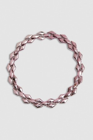 Patrizia Pepe Necklace With Personalized Links And Micro Fly Rosas | MXNK-91034