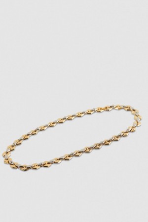 Patrizia Pepe New Chain Brass Belt Plateados | OWTE-34895