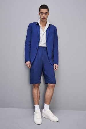 Patrizia Pepe Two-button Cotton Twill Jacket Azules Claro | ZCAG-83051
